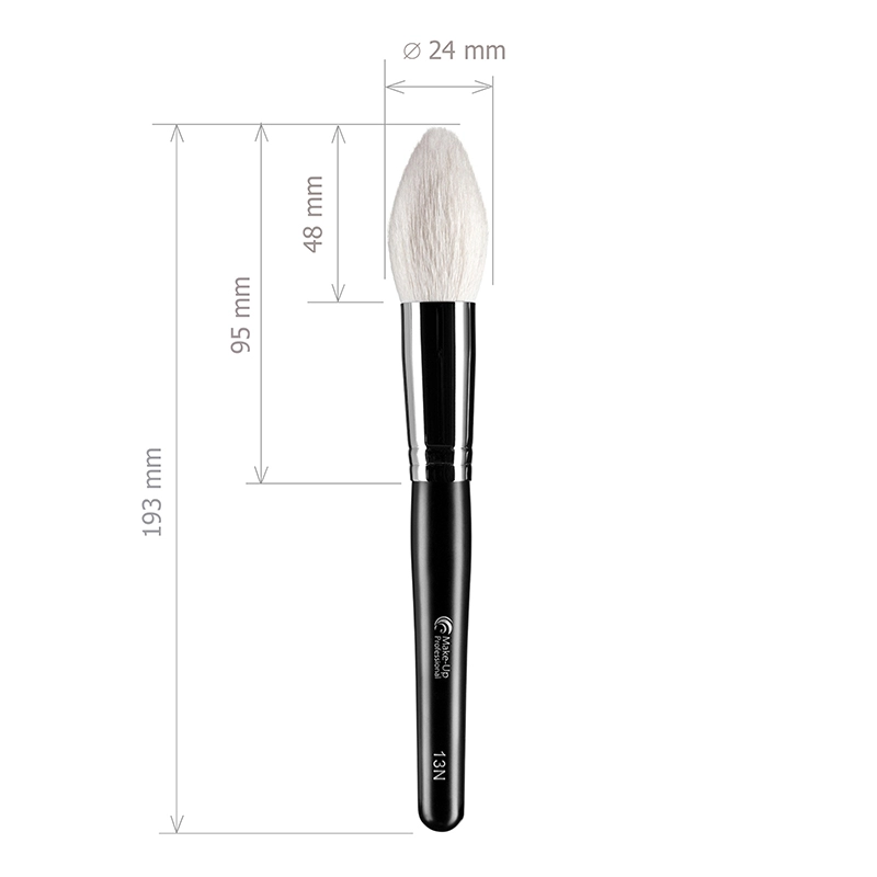 Pensula 13n pentru pudra/blush/bronzer din par de capra 