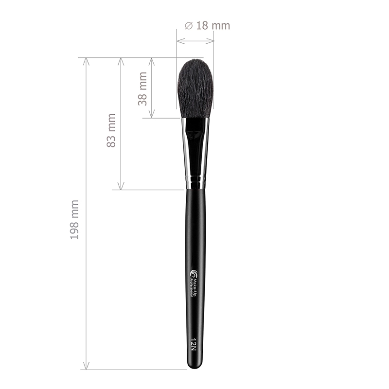 Pensula 12n pentru blush din par de capra 