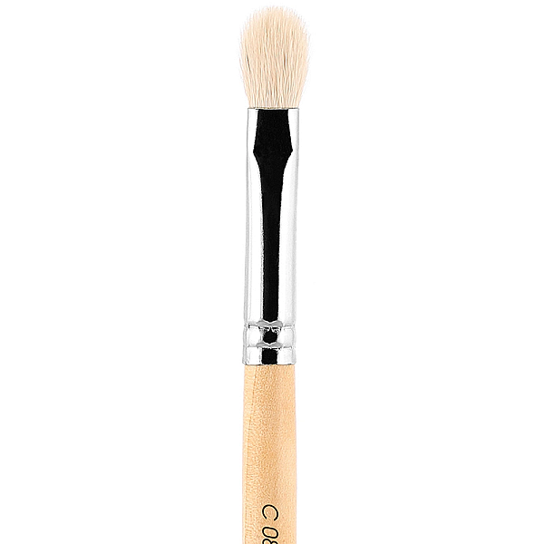 Pensula plata din par natural de capra c085