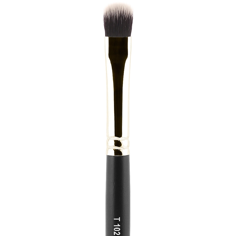 Pensula plata din par sintetic t102
