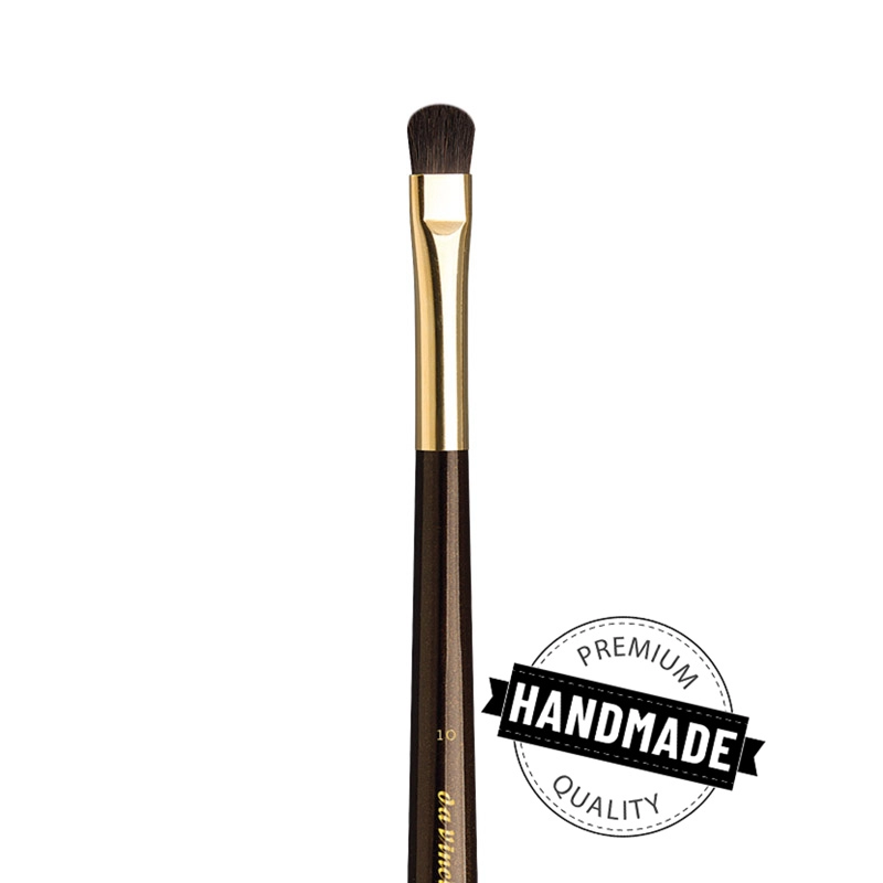 Pensula gold edition 14k din par natural de zibelina pentru aplicarea fardurilor 9241-10