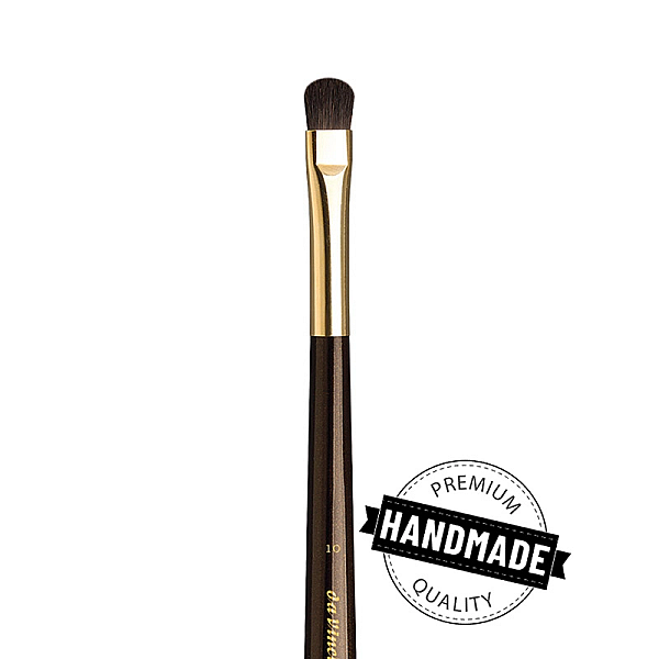 Pensula gold edition 14k din par natural de zibelina pentru aplicarea fardurilor 9241-10