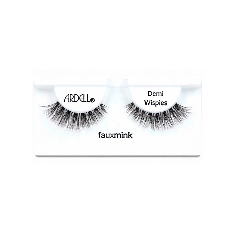 Gene false faux mink demi wispies