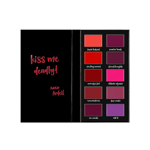 Paleta 10 rujuri pro lipstick culori intense bold