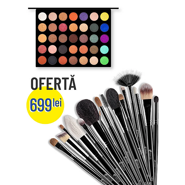 Oferta set 22 pensule + grande palette