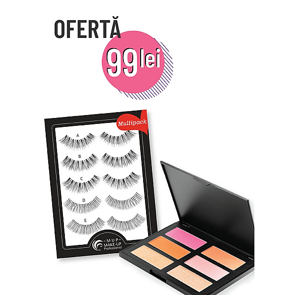 Oferta multipack + paleta blush si iluminator