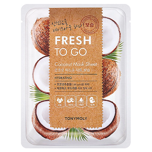 Masca hidratanta cu nuca de cocos, fresh to go, 25g