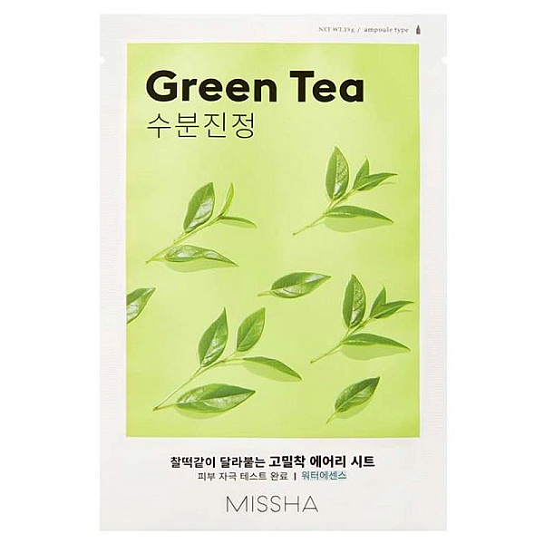 Masca pentru ten uscat cu extract de ceai verde, airy fit