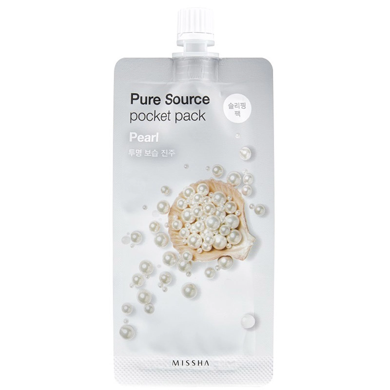 Masca de noapte pentru luminozitate cu perla, pocket pack