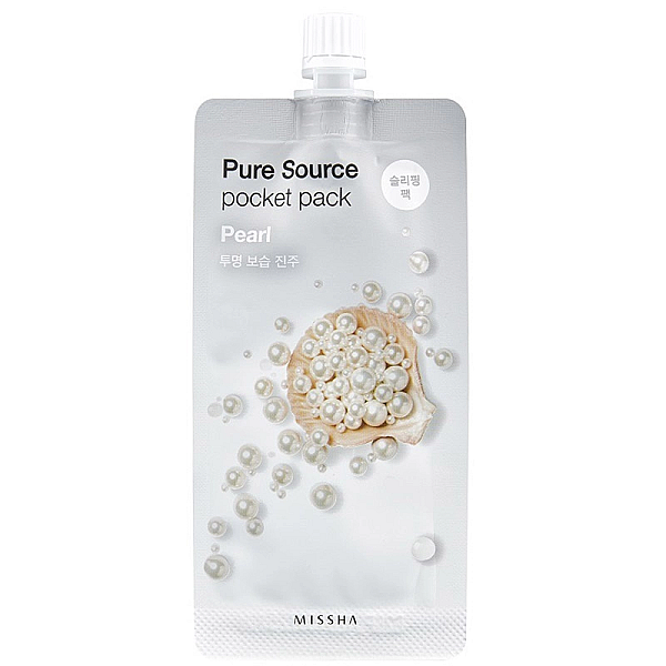 Masca de noapte pentru luminozitate cu perla, pocket pack