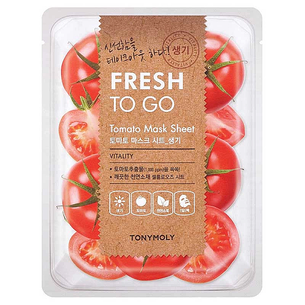 Masca pentru vitalitate cu rosii, fresh to go, 25g