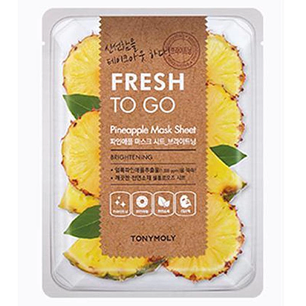 Masca pentru luminozitate cu ananas, fresh to go, 25g