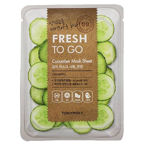 Masca cu efect calmant si castravete, fresh to go, 20g