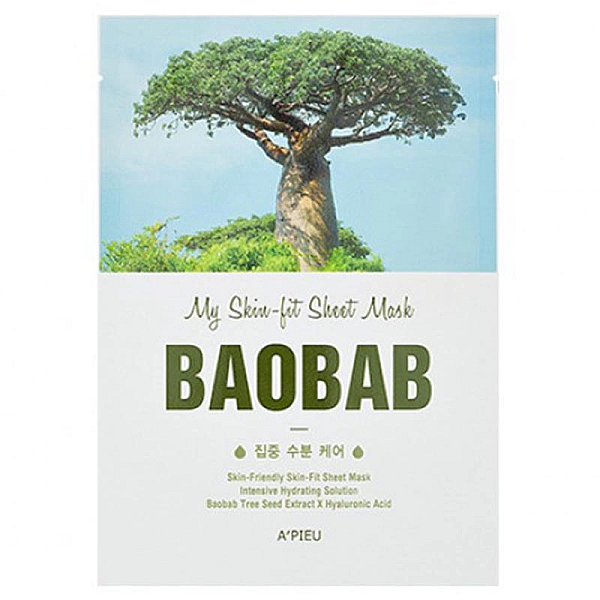 Masca skin-fit hidratanta cu extract de baobab, 21g