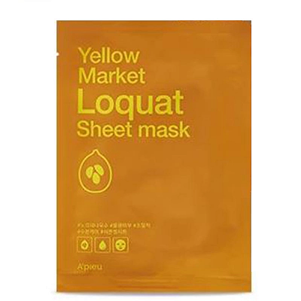 Masca hidratanta cu extract de loquat, yellow market