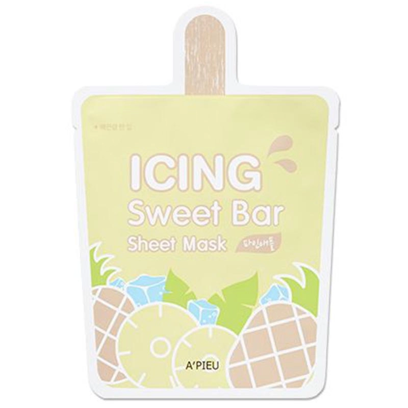 Masca faciala icing sweet bar pentru netezirea tenului cu ananas