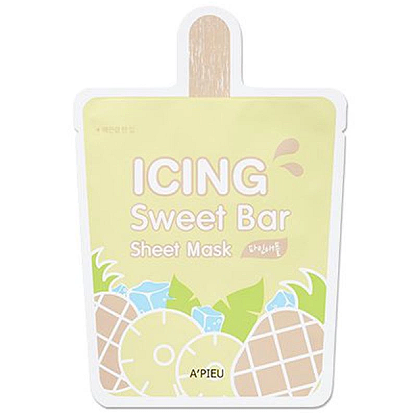 Masca faciala icing sweet bar pentru netezirea tenului cu ananas