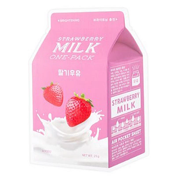 Masca strawberry milk pentru ten radiant