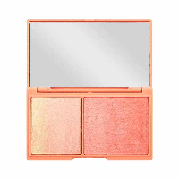 Paleta iluminatoare - chocolate highlighting & illuminating duo - peach & glow