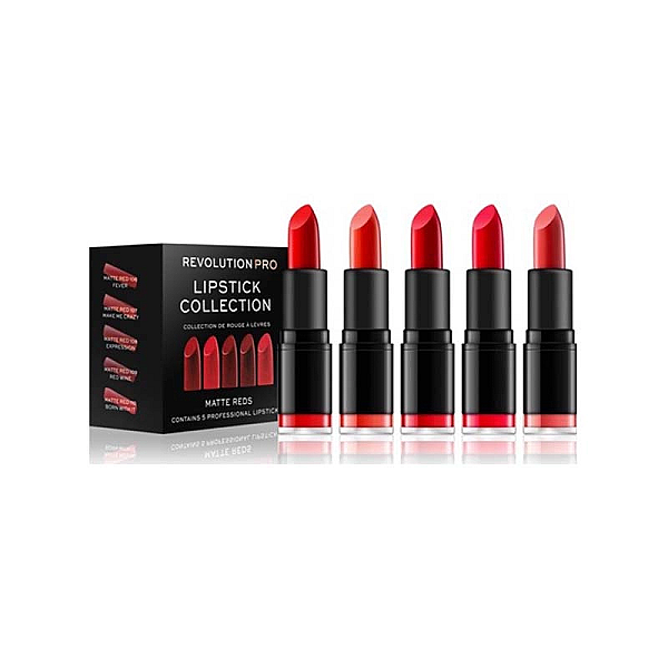 Set rujuri de buze mate-lipstick collection-matte reds