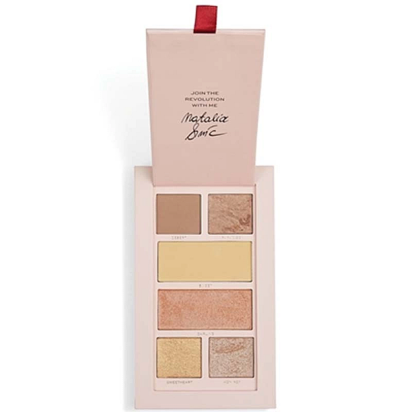 Paleta pentru conturarea fetei-x nath highlight & contour  palette