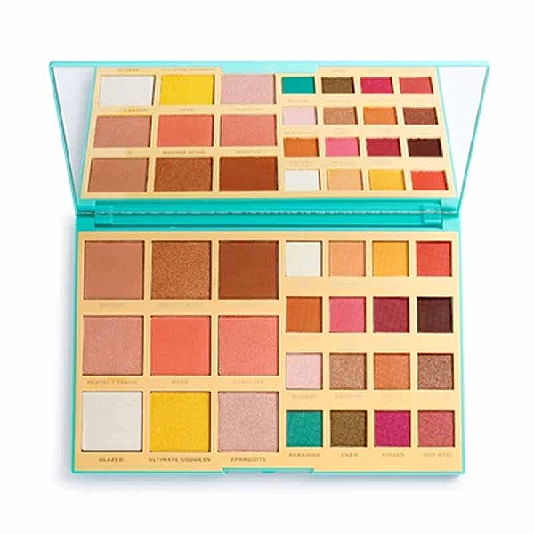 Revolution x rachel leary paleta de farduri - ultimate goddess