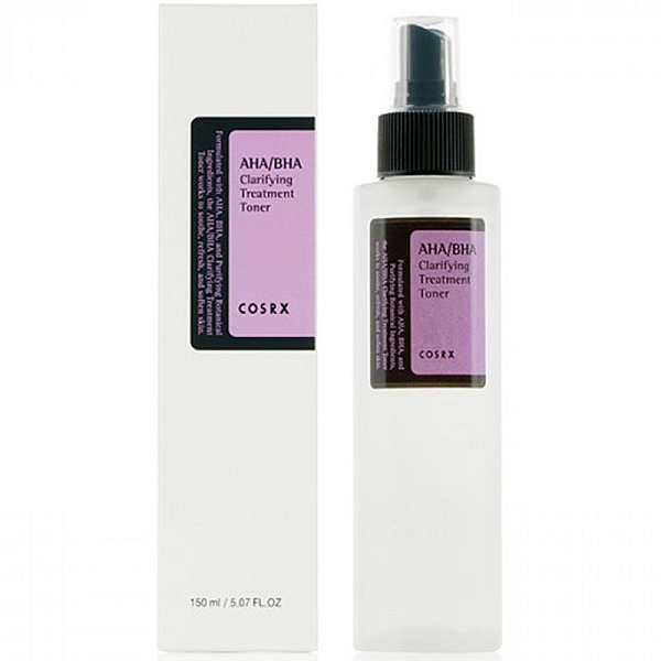 Toner exfoliant cu aha si bha