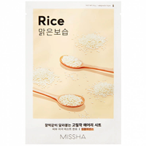 Masca pentru ten radiant cu extract de orez, airy fit