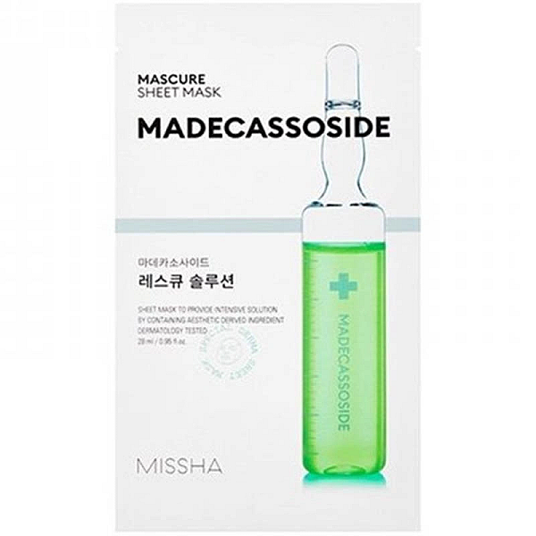 Masca cu efect calmant si madecassoside