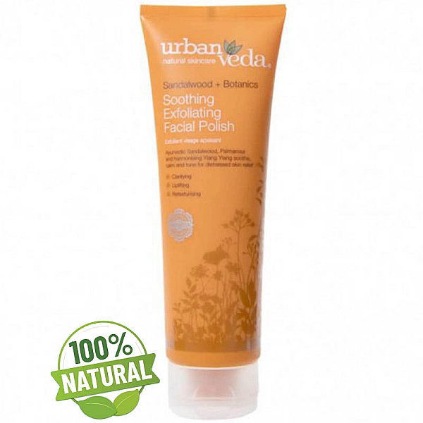 Exfoliant ten sensibil cu extract de lemn de santal organic, soothing