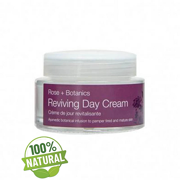 Crema de zi revigoranta pentru ten matur cu ulei de trandafir de damasc, reviving
