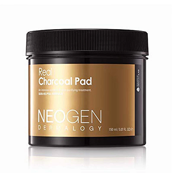 Dischete umede exfoliante cu pudra de carbune