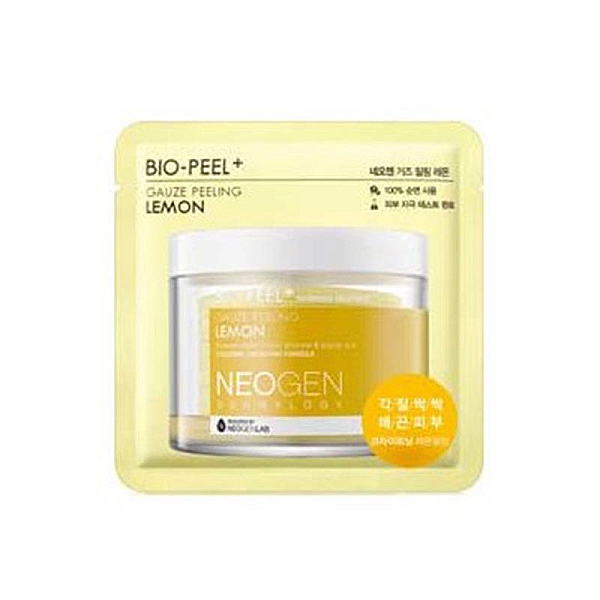 Discheta pentru peeling cu aha si extract de lamaie