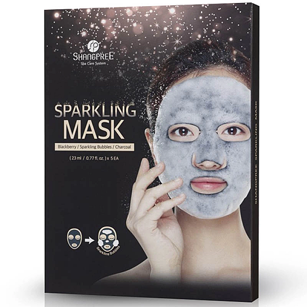 Masca exfolianta cu micro bule din carbune