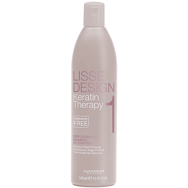 Sampon pentru curatare in profunzime 500ml lisse design keratin therapy dc shampoo