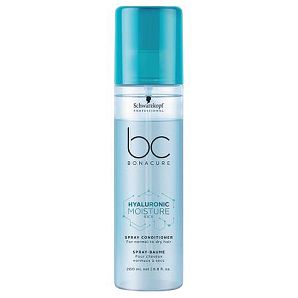 Balsam spray hidratant pentru par normal spre uscat bonacure hyaluronic moisture kick balsam