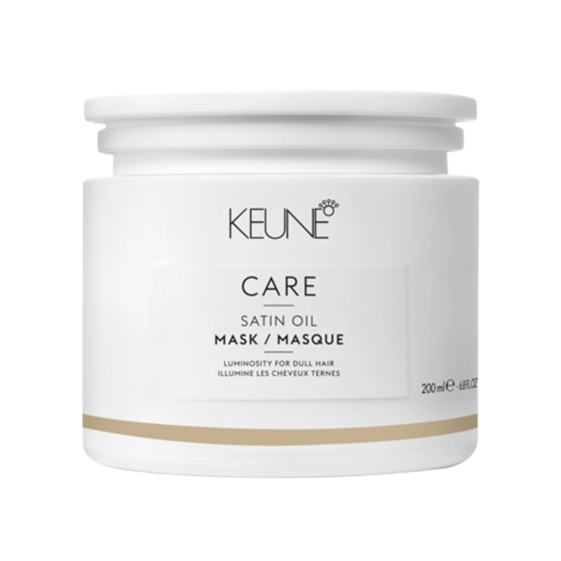 Masca de stralucire si hranire pentru par uscat care satin oil