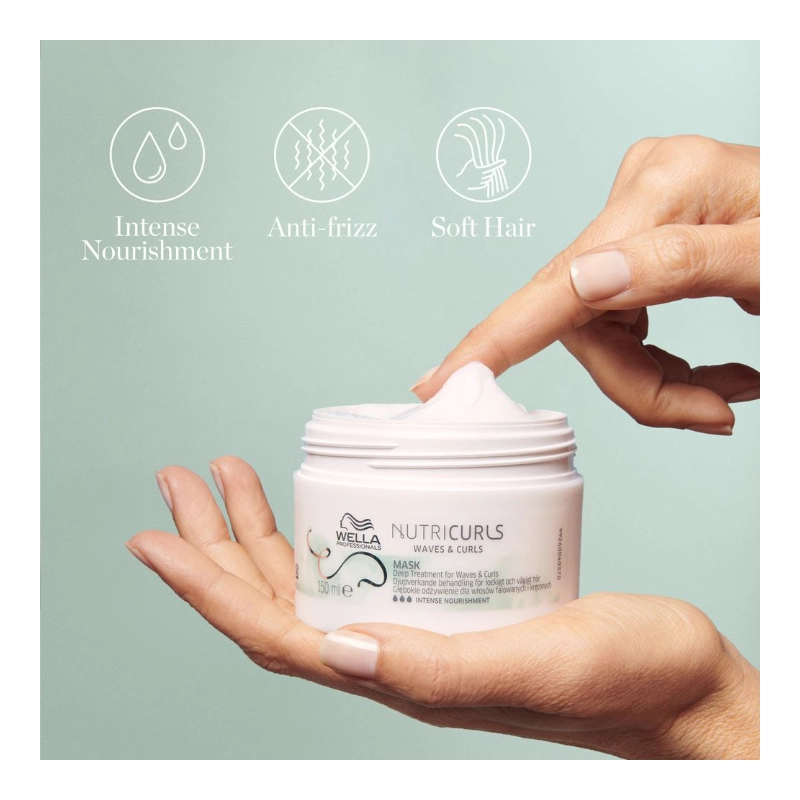 Masca tratament pentru par cret si ondulat nutricurls mask deep treatment for waves & curls