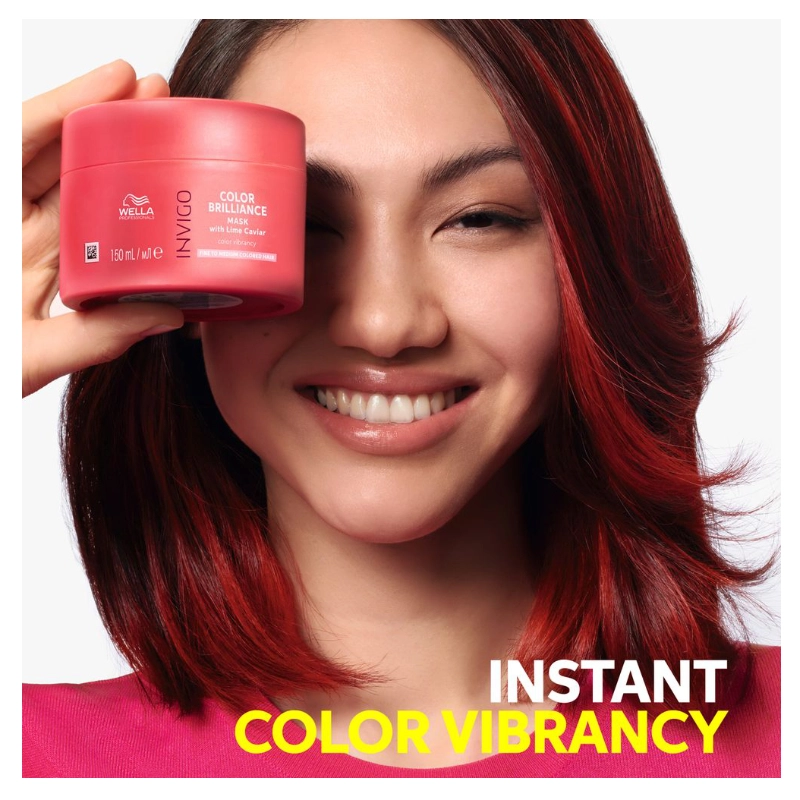 Masca pentru par vopsit cu structura fina sau normala invigo brilliance mask fine 