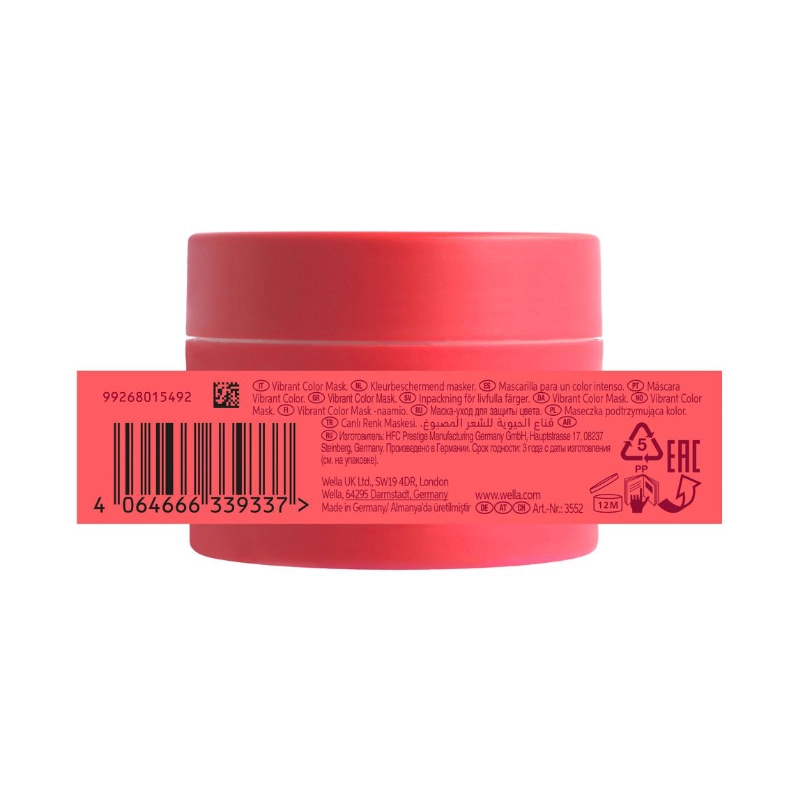 Masca pentru par vopsit cu structura puternica invigo brilliance mask coarse 