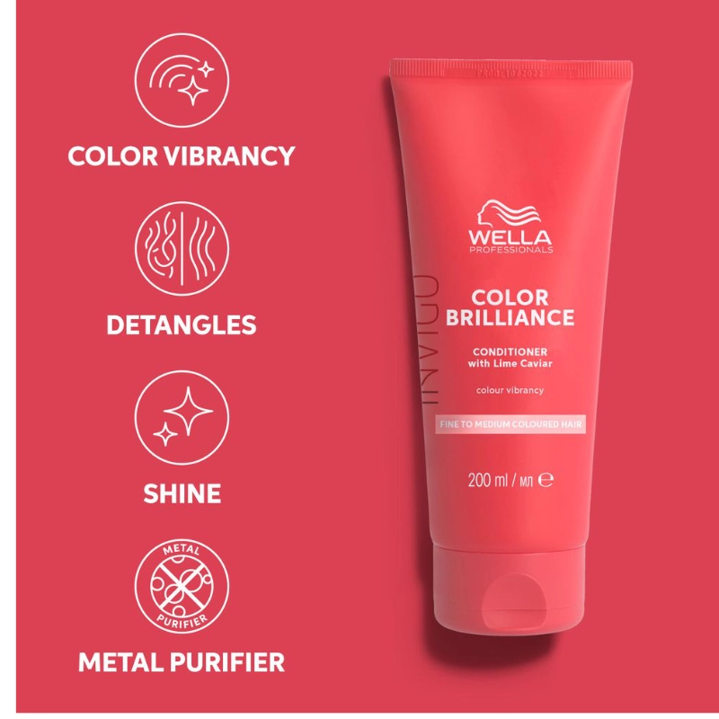 Balsam pentru par vopsit cu structura fina sau normala invigo brilliance conditioner fine 