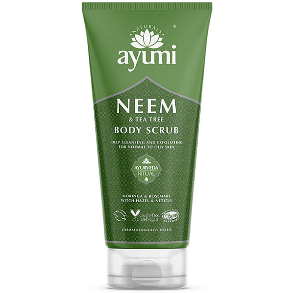 Exfoliant pentru corp cu neem & tea tree
